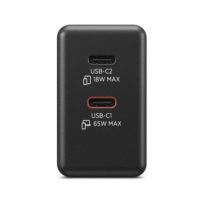N Lenovo Dual USB-C 65W GaN Charger Black EU