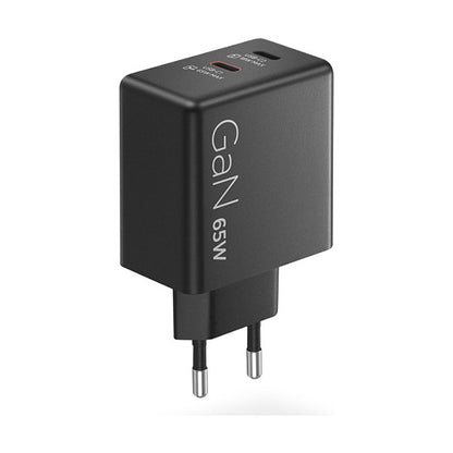 N Lenovo Dual USB-C 65W GaN Charger Black EU