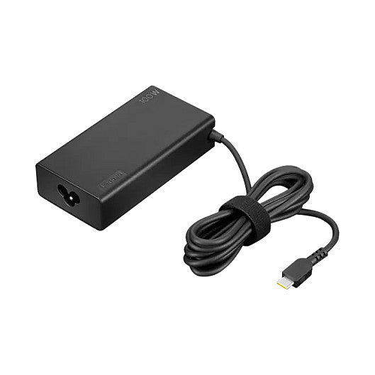 N Lenovo - USB-C Netzteil - Wechselstrom 100-240 V - 100 Watt - Schwarz