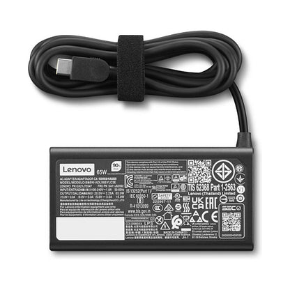 N Lenovo - USB-C Netzteil - Wechselstrom 100-240 V - 65 Watt - Schwarz