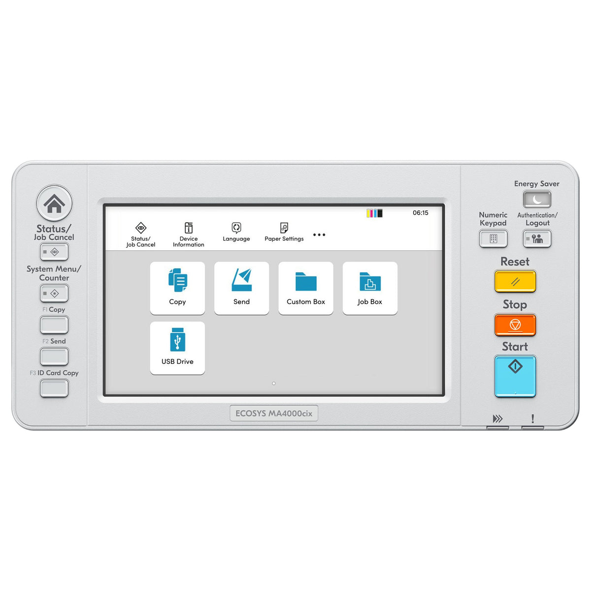 Kyocera ECOSYS MA4000cix (grau/schwarz, USB, LAN, Scan, Kopie, HyPAS , Duplex (Druck), Duplex (Scan))