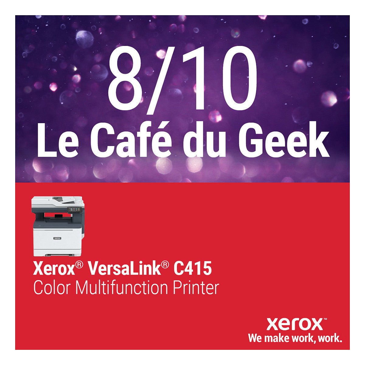 Xerox VersaLink C415DN (grau/blau, USB, LAN, Scan, Kopie, Fax, Duplex (Druck), Duplex (Scan))