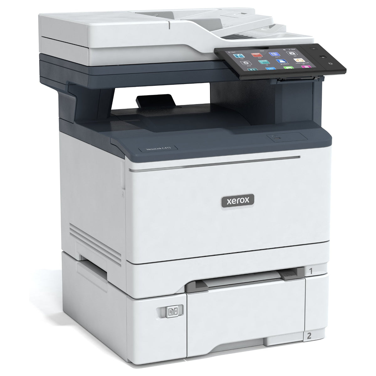 Xerox VersaLink C415DN (grau/blau, USB, LAN, Scan, Kopie, Fax, Duplex (Druck), Duplex (Scan))