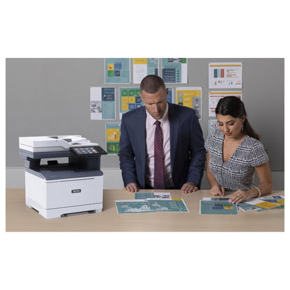 Xerox VersaLink C415DN (grau/blau, USB, LAN, Scan, Kopie, Fax, Duplex (Druck), Duplex (Scan))