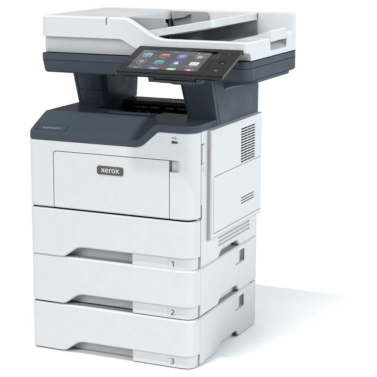 Xerox VersaLink B415DN (grau/blau, USB, LAN, Scan, Kopie, Fax, Duplex (Druck), Duplex (Scan))
