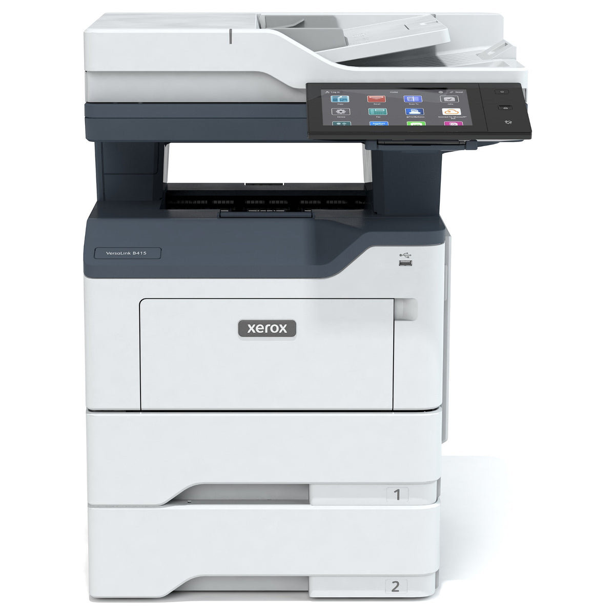 Xerox VersaLink B415DN (grau/blau, USB, LAN, Scan, Kopie, Fax, Duplex (Druck), Duplex (Scan))
