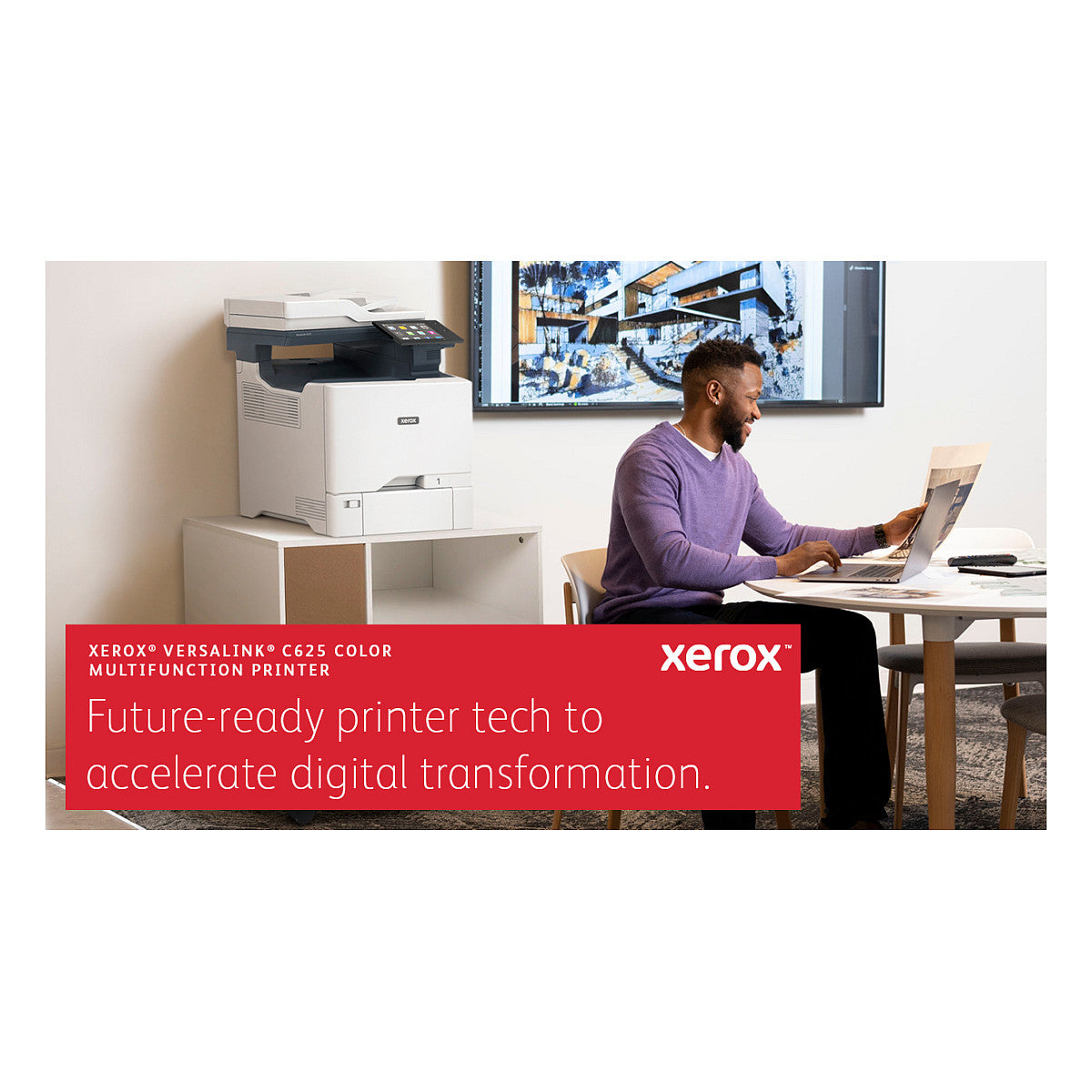 Xerox VersaLink C625DN (grau/blau, USB, LAN, Scan, Kopie, Fax, Duplex (Scan))