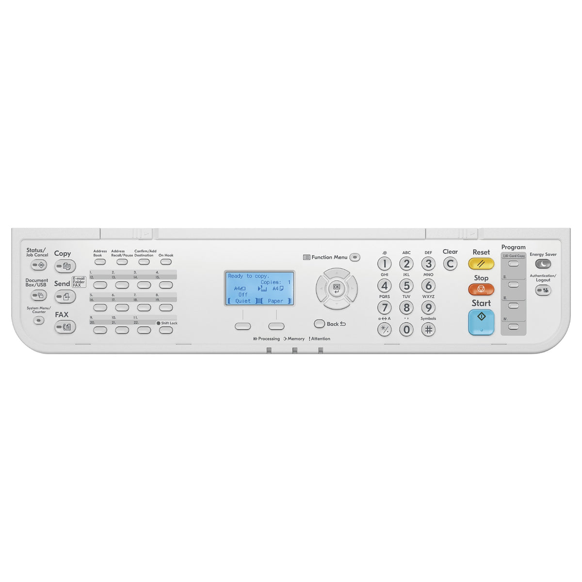 Kyocera ECOSYS MA4500fx (grau/schwarz, Scan, Kopie, Fax, USB, LAN, Duplex (Druck), Duplex (Scan))