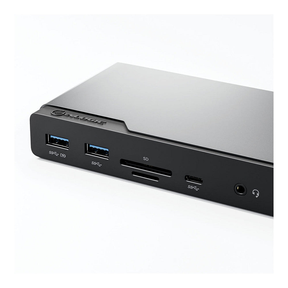 Alogic 14-in-1 USB-C PD DV4 Quad Display Docking Station Space Gr