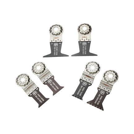 Fein 35222967010 Sägeblatt Set Best of E Cut Starlock Holz & Metal 6.tlg