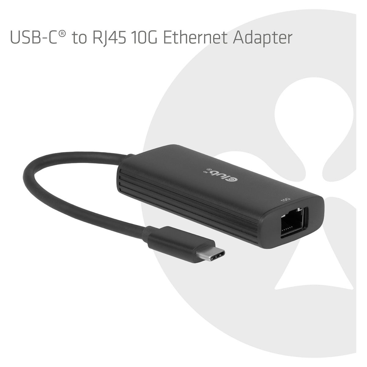 Club3D Adapter USB-C > RJ45 10Gbps St/Bu retail