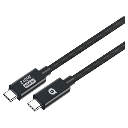 CONCEPTRONIC Kabel USB-C4.0->C 240W/PD3.1 40Gbs 2.00m sw