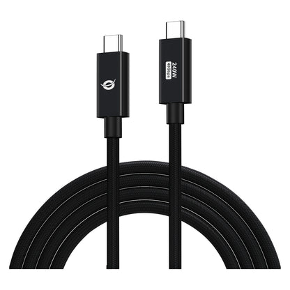CONCEPTRONIC Kabel USB-C4.0->C 240W/PD3.1 40Gbs 2.00m sw
