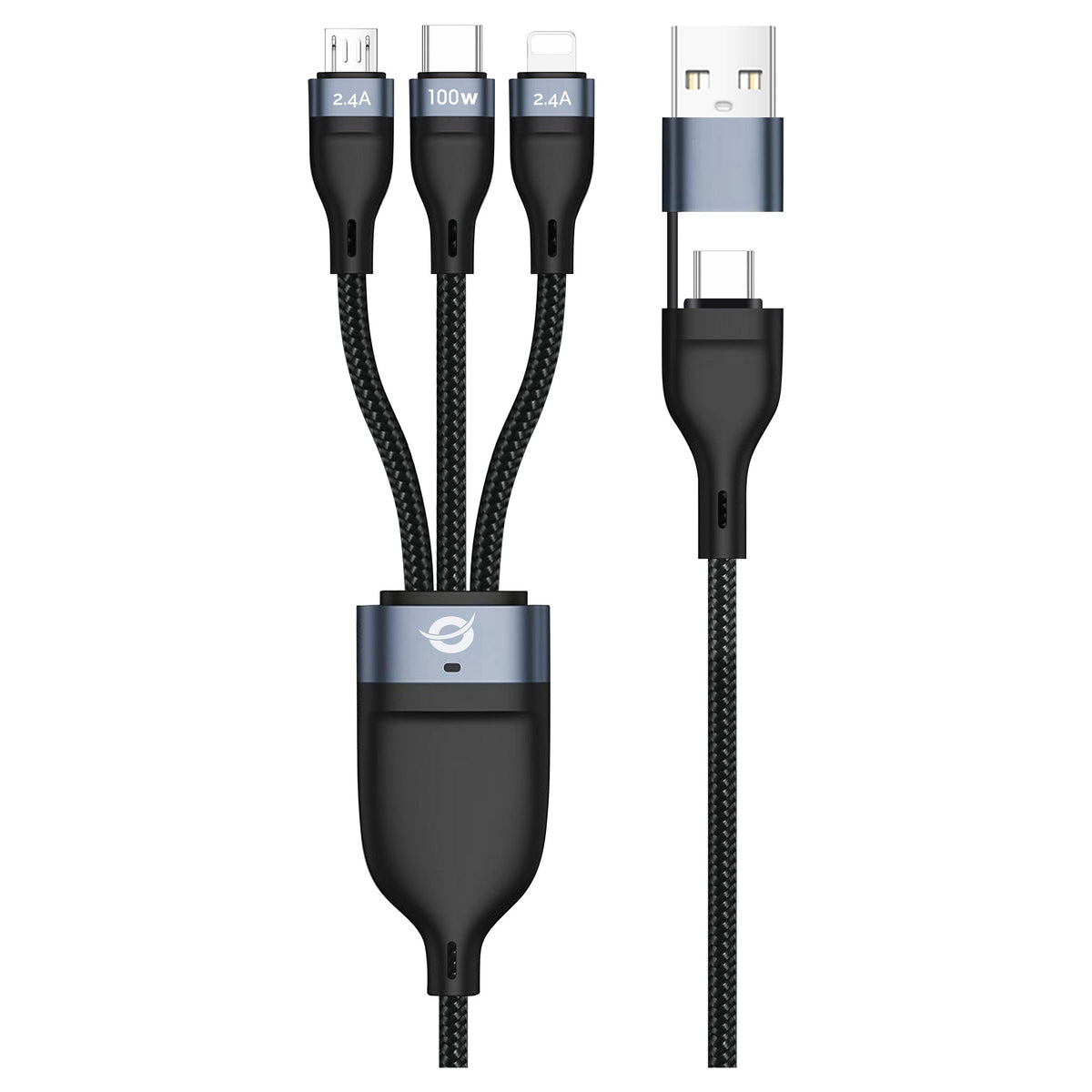CONCEPTRONIC Kabel USB-C/-A3.0->C/MicroB/+ 480Mbs 1.50m sw