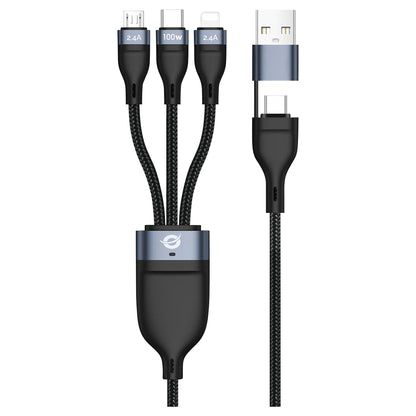 CONCEPTRONIC Kabel USB-C/-A3.0->C/MicroB/+ 480Mbs 1.50m sw