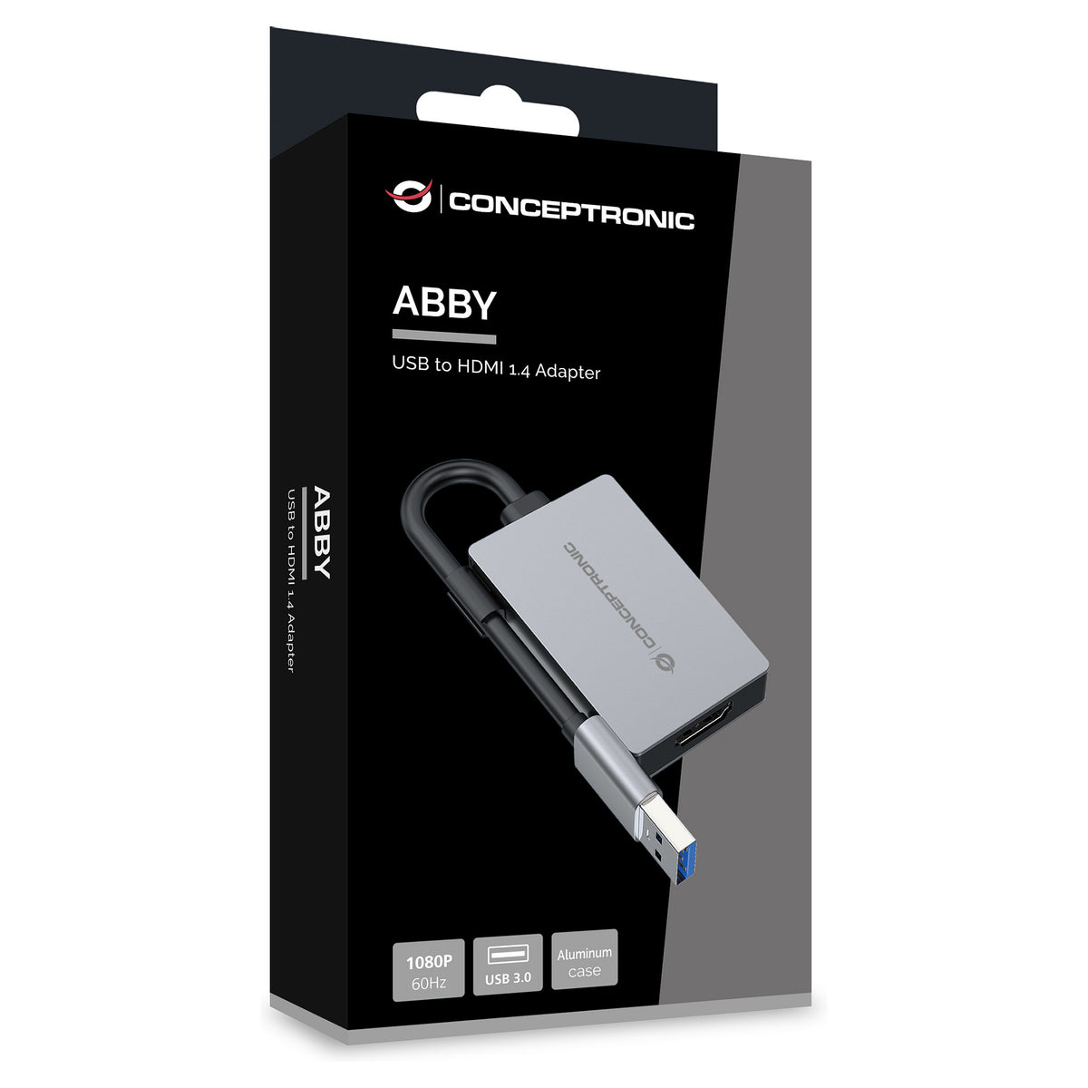 CONCEPTRONIC Adapter USB-A3.2->HDMI1.4 1080/60Hz 0.16m gr