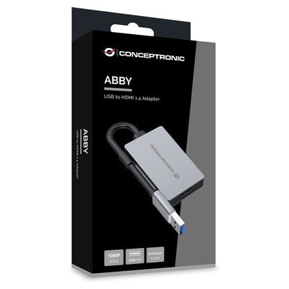 CONCEPTRONIC Adapter USB-A3.2->HDMI1.4 1080/60Hz 0.16m gr