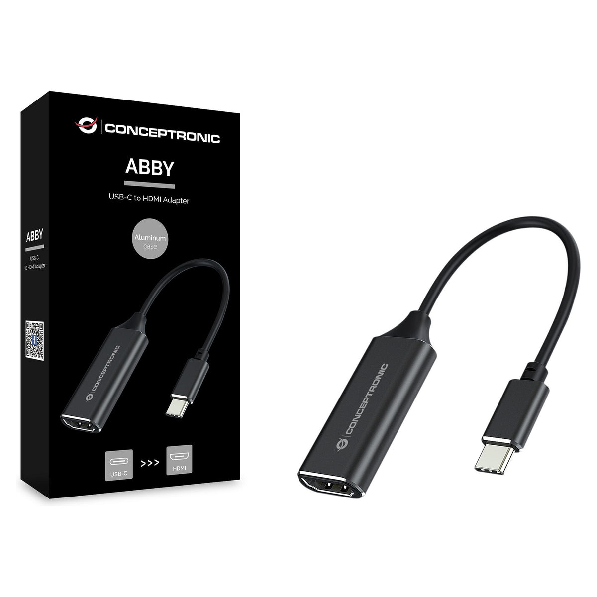 CONCEPTRONIC Adapter USB-C3.2->HDMI1.4 4K/30Hz 0.15m sw
