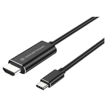 CONCEPTRONIC Adapter USB-C3.2->HDMI1.4 4K/30Hz 2.00m sw