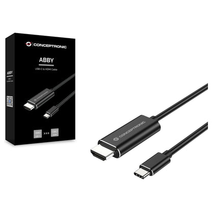 CONCEPTRONIC Adapter USB-C3.2->HDMI1.4 4K/30Hz 2.00m sw