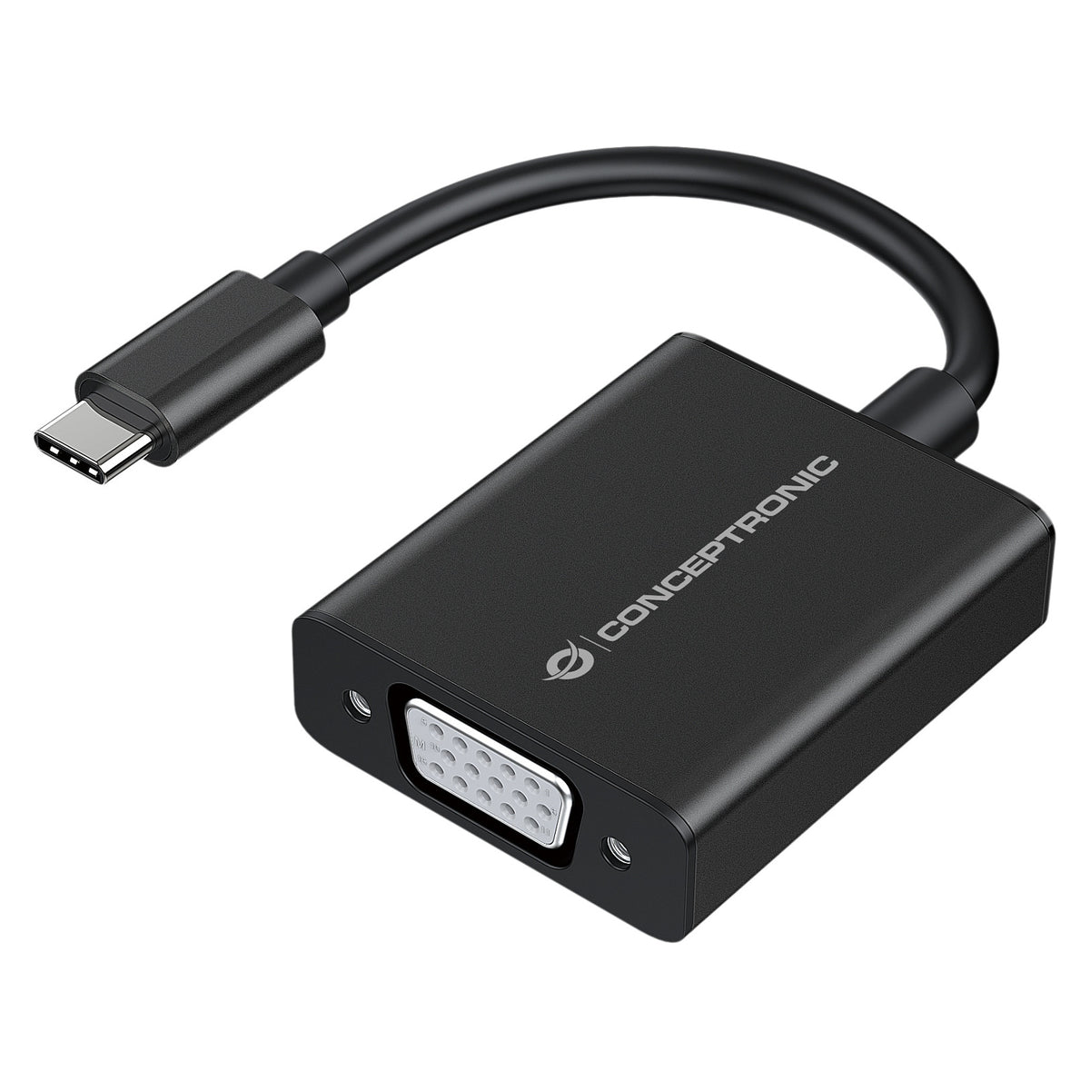 CONCEPTRONIC Adapter USB-C3.2->VGA 1080/60Hz 0.10m sw