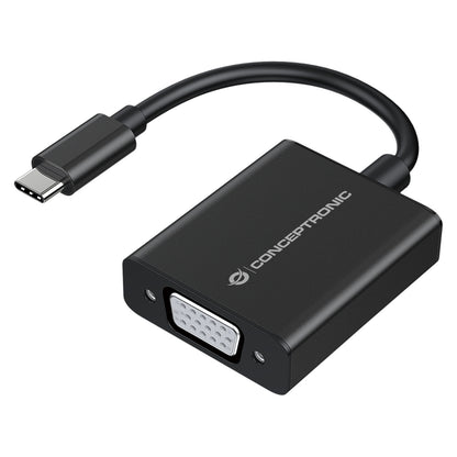CONCEPTRONIC Adapter USB-C3.2->VGA 1080/60Hz 0.10m sw