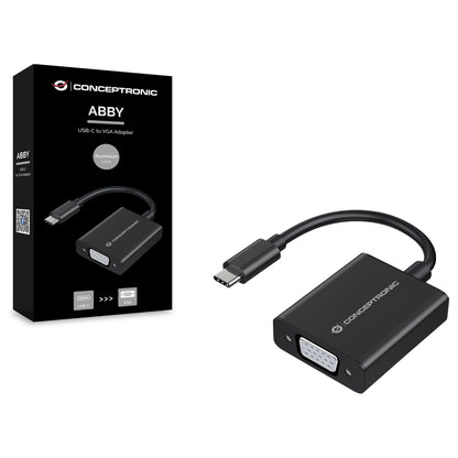 CONCEPTRONIC Adapter USB-C3.2->VGA 1080/60Hz 0.10m sw