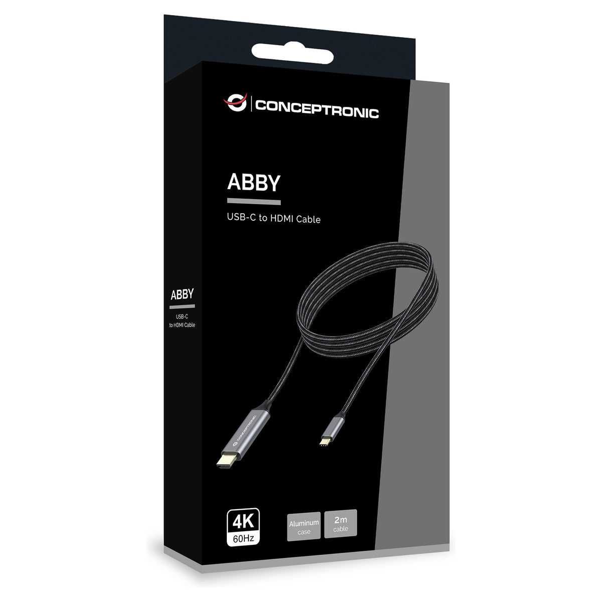 CONCEPTRONIC Adapter USB-C3.2->HDMI2.0 4K/60Hz 2.00m gr