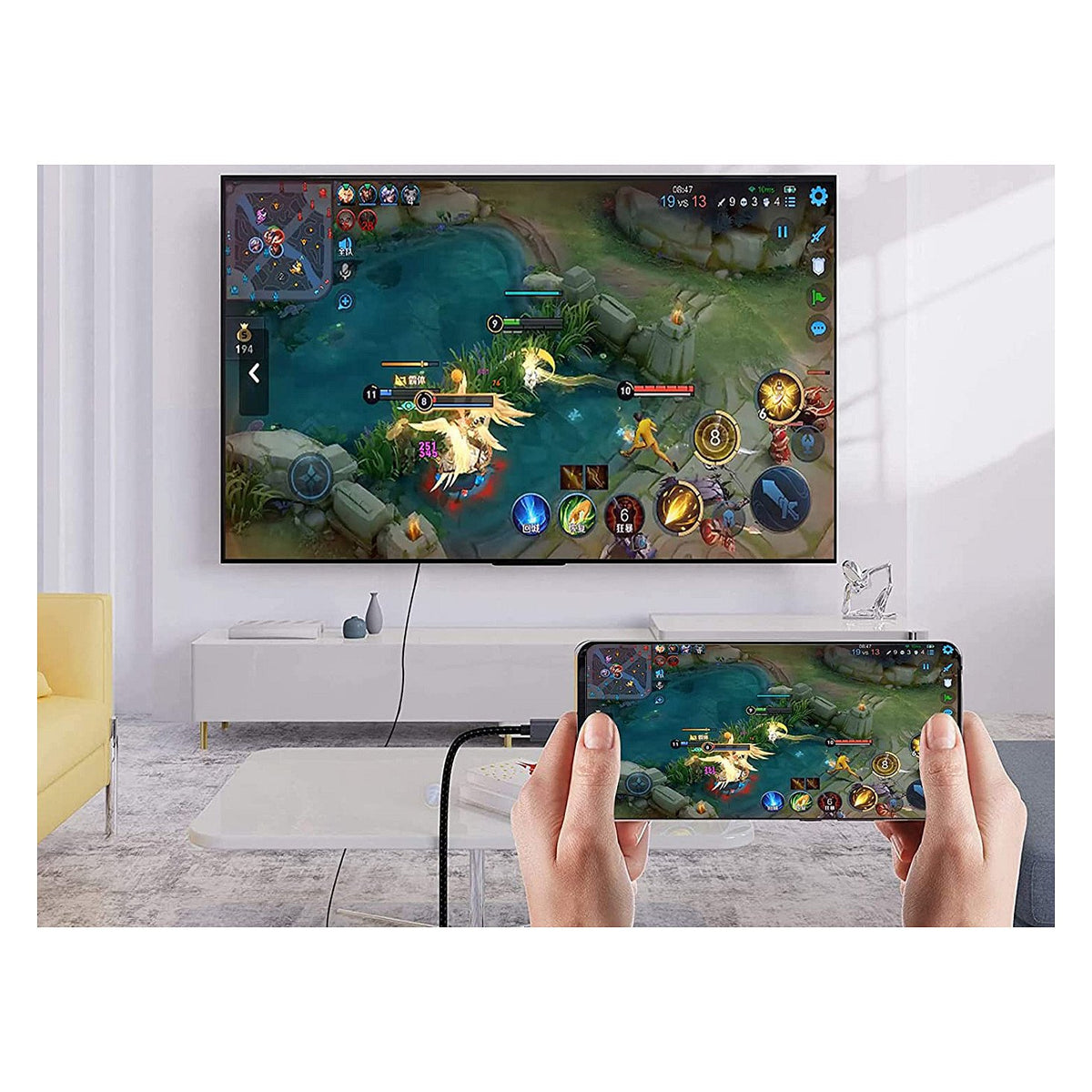 CONCEPTRONIC Adapter USB-C3.2->HDMI2.0 4K/60Hz 2.00m gr