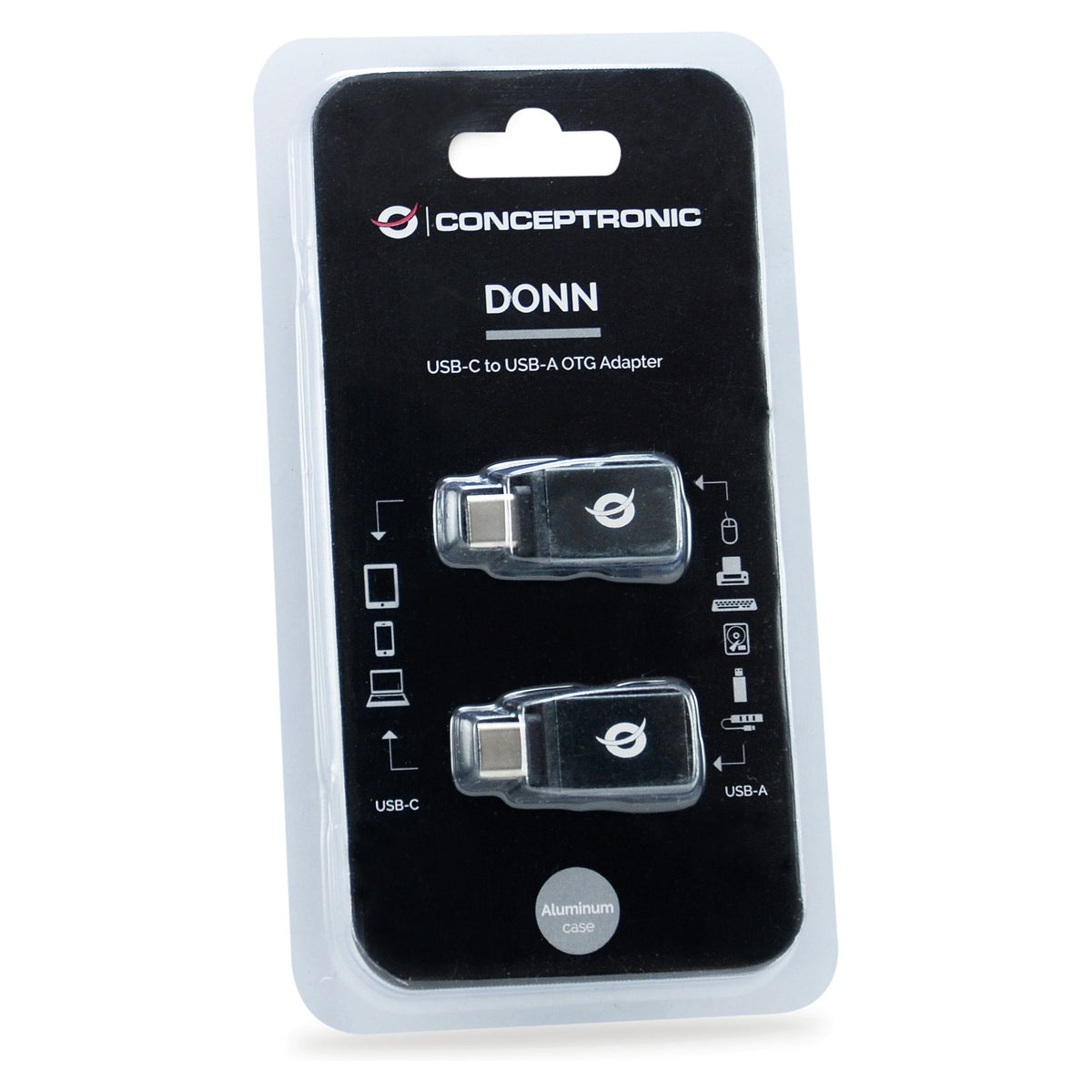 CONCEPTRONIC Adapter USB-C3.2->USB-A3.0 2Stk 10Gbs OTG gr