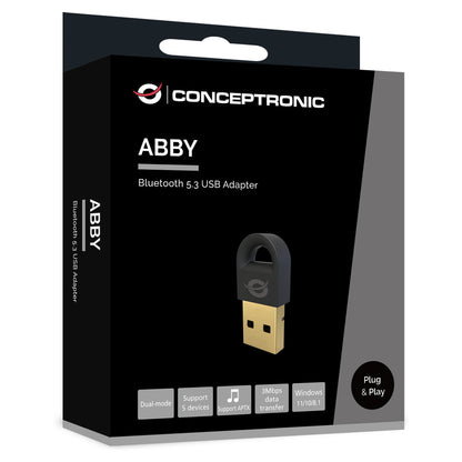 CONCEPTRONIC Bluetooth5.3 Adapter USB 20m schwarz
