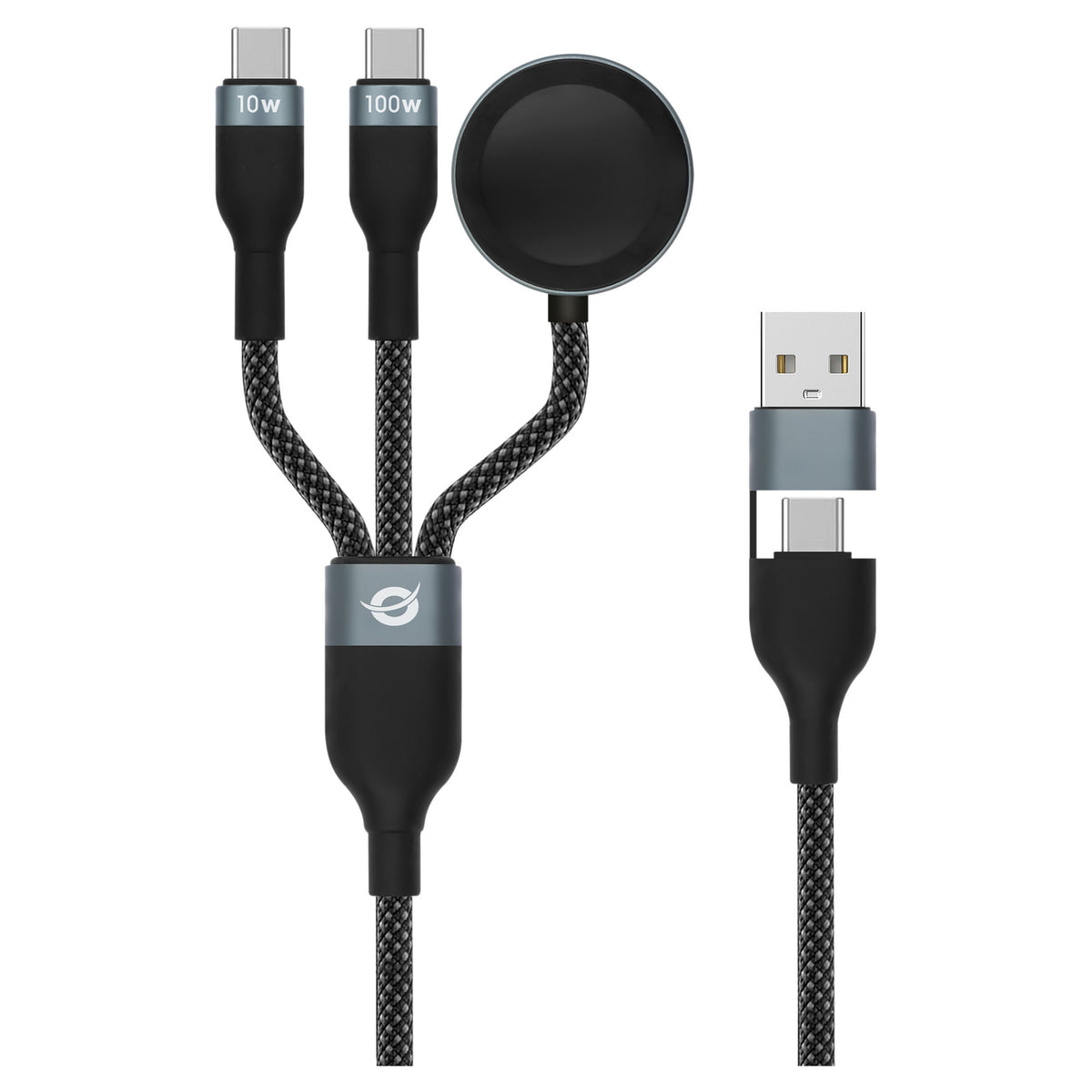 CONCEPTRONIC Kabel USB-C/-A2.0->USB-C/AWC/PD 480Mbs 1.50m sw