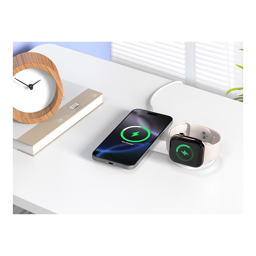 CONCEPTRONIC Faltb. Magnetisches Ladegerät Qi2 Wireless 25W