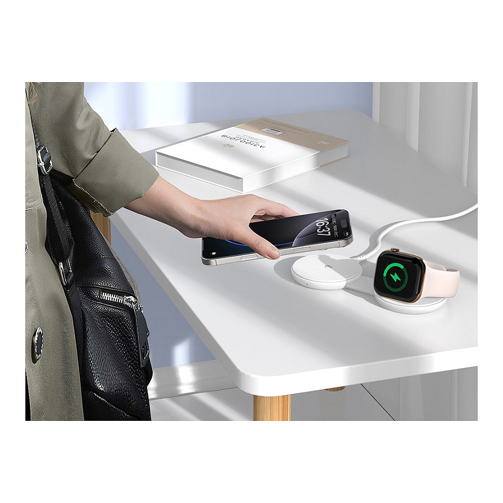 CONCEPTRONIC Faltb. Magnetisches Ladegerät Qi2 Wireless 25W