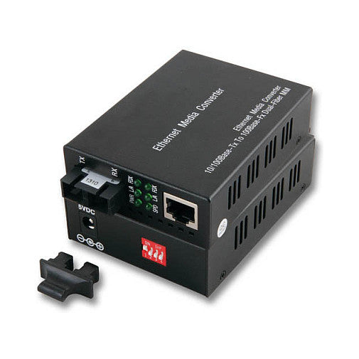 Medienkonverter Fast Ethernet RJ45 auf Multimode SC 100FX 2KM inklusive Netzteil