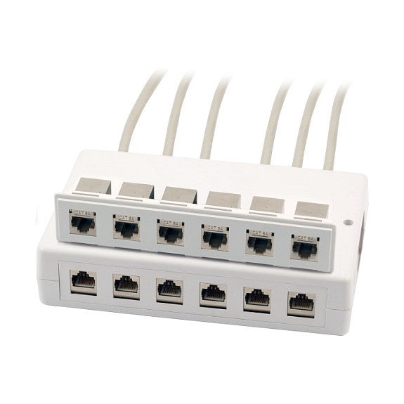 EFB Keystone Verteilerbox Aufputz 6/12 Port