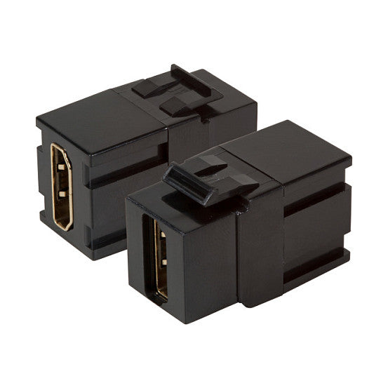 EFB Keystone Einbauadapter HDMI A - A, schwarz