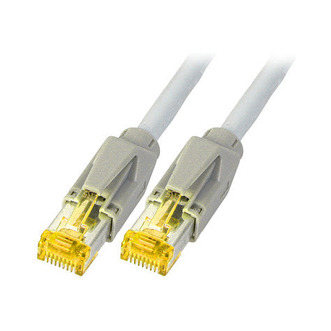 EFB RJ45 Patchk. S/FTP,Cat.6A,TM31,Dätwyler 7702,7.5m,grau