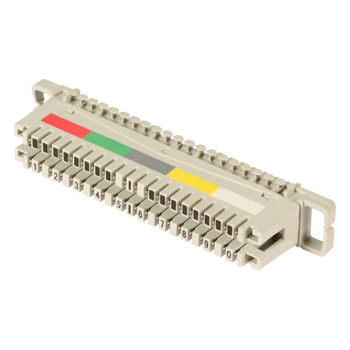 EFB Elektronik 46006.1F LSA strips Series 2 Connection strip 2/10 with colour code 10 double wires