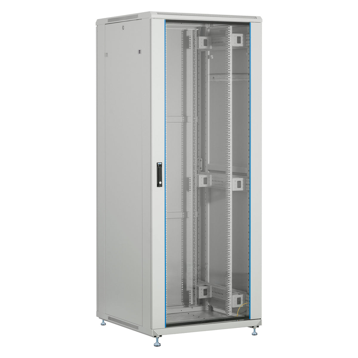 19" Netzwerkschrank PEL 42HE 800x800mm RAL7035 (Speditionsversand)
