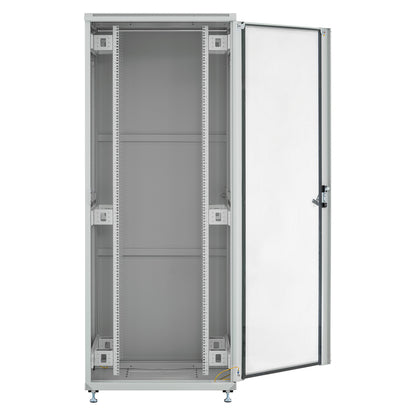 19" Netzwerkschrank PEL 42HE 800x800mm RAL7035 (Speditionsversand)