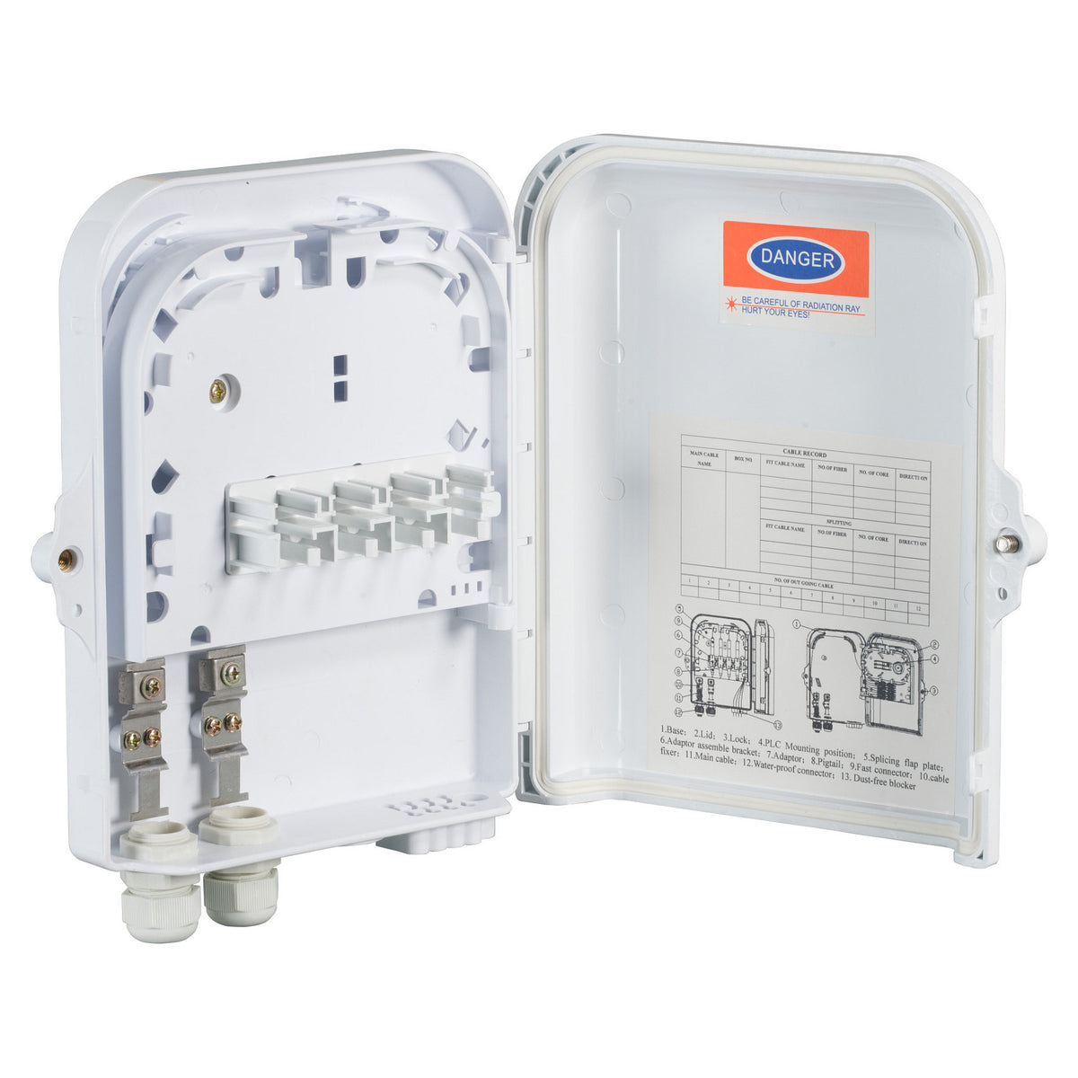 EFB FTTH-BOX-OUT-2 FTTH IP65 Anschlußbox für 8