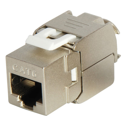 Keystone Jack geschirmt Cat6 LSA wzf.8Stk sil