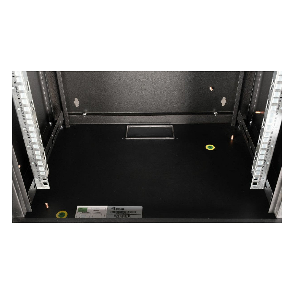 19" Netzwerkschrank Glastür PM 600x450mm 7HE schwarz