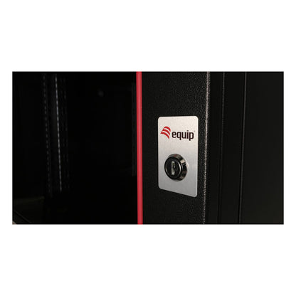 19" Netzwerkschrank Glastür PM 600x450mm 7HE schwarz