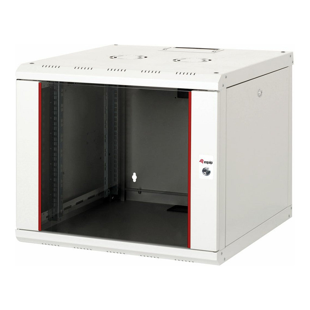 19" Netzwerkschrank Glastür PM 600x600mm 9HE grau