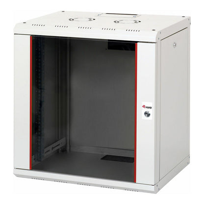 19" Netzwerkschrank Glastür PM 600x450mm 12HE grau