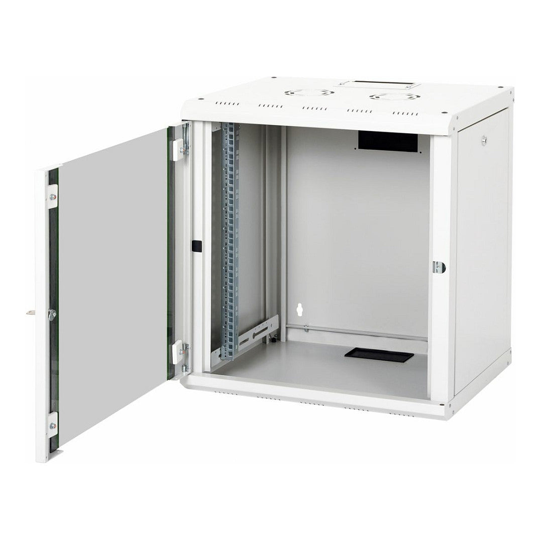 19" Netzwerkschrank Glastür PM 600x450mm 12HE grau