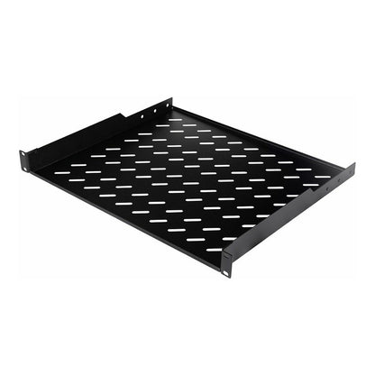 19" Fachboden fest für Serverschränke 60cm 1U schwarz