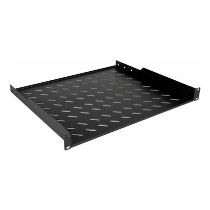 19" Fachboden fest für Serverschränke 60cm 1U schwarz